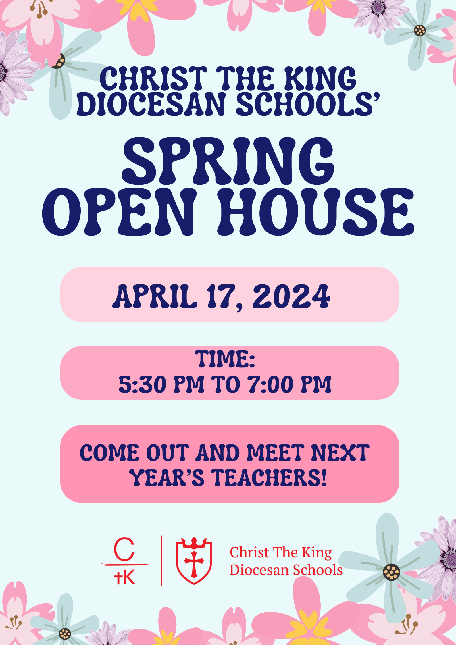 Join Us for Spring Open House on Wednesday, 4/17/24
